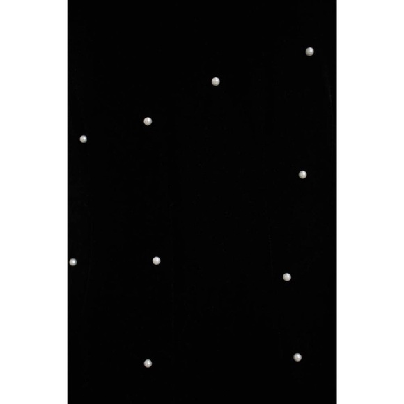 EVA FRANCO brewster jumpsuit in black velvet pearl sizes 4,8 - Picture 4 of 9